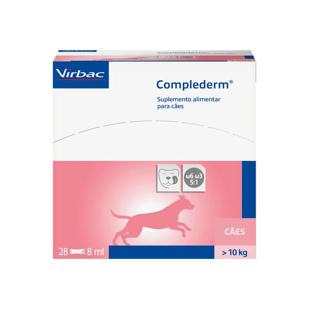 Complederm 8ml Suplemento Alimentar para Cães Virbac — foto 2
