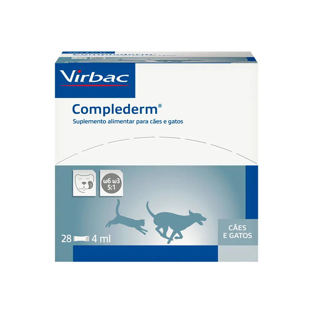 Complederm Suplemento Alimentar para Cães e Gatos Virbac — foto 2