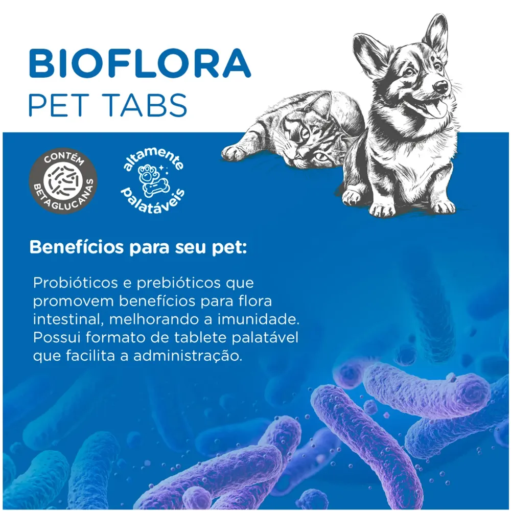 Suplemento Alimentar Soft Care Nuti Bioflora Pet Tabs — foto 3