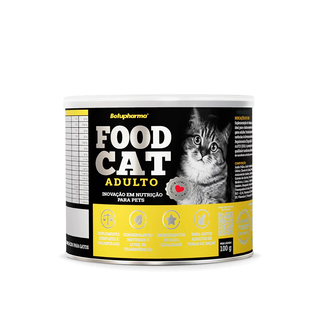 Suplemento Food Cat para Gatos Adultos