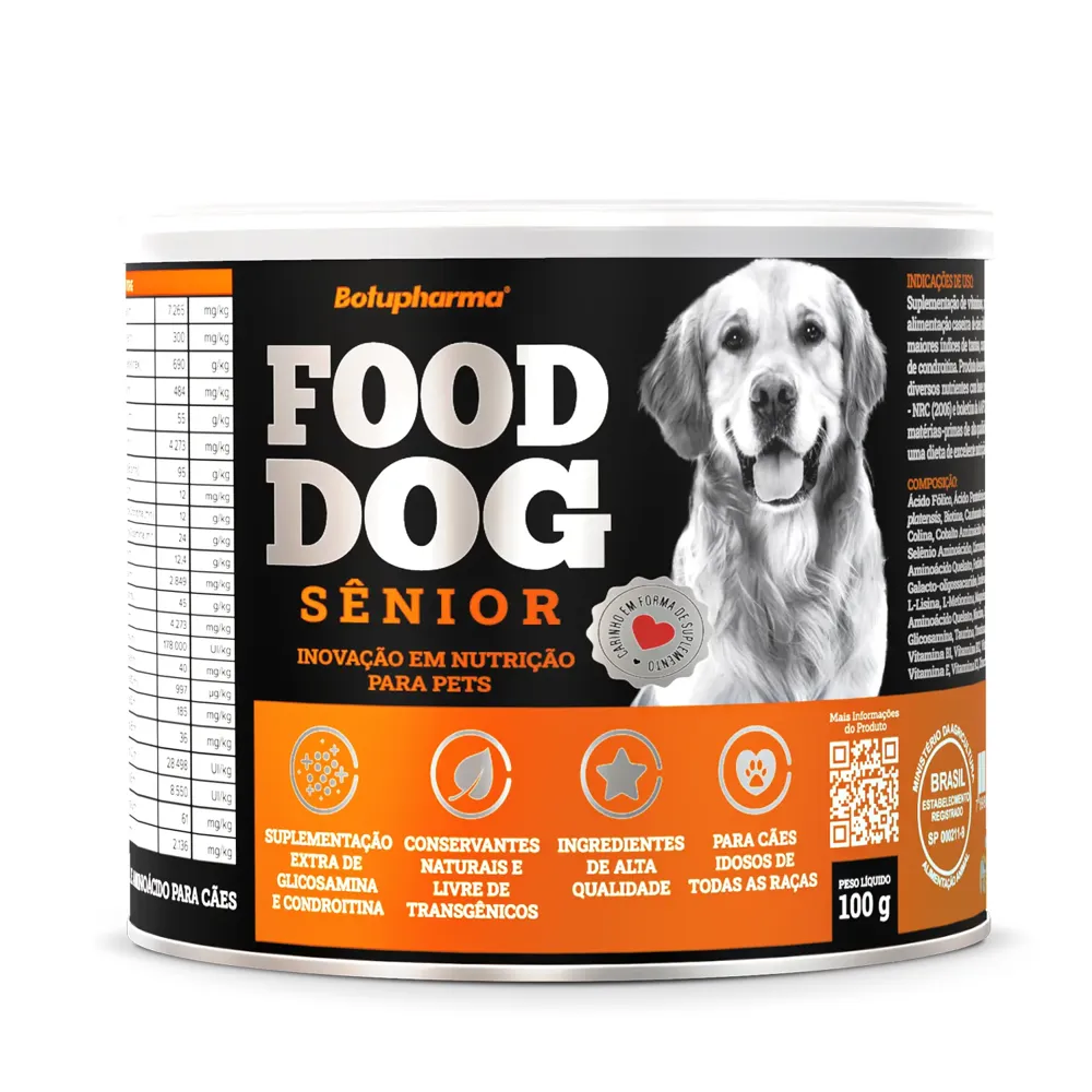 Food Dog Sênior Suplemento Alimentar