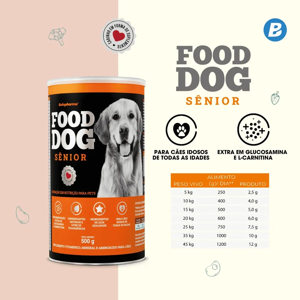 Food Dog Sênior Suplemento Alimentar — foto 3