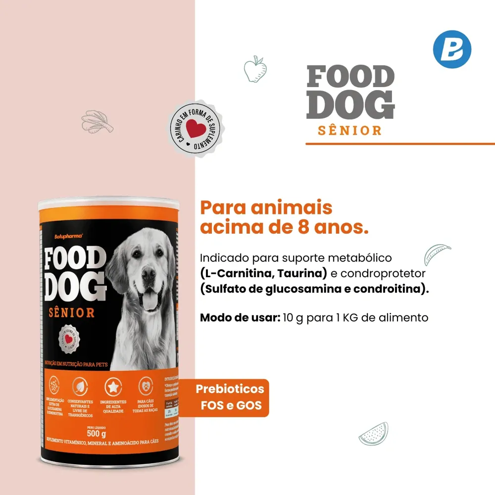 Food Dog Sênior Suplemento Alimentar — foto 4