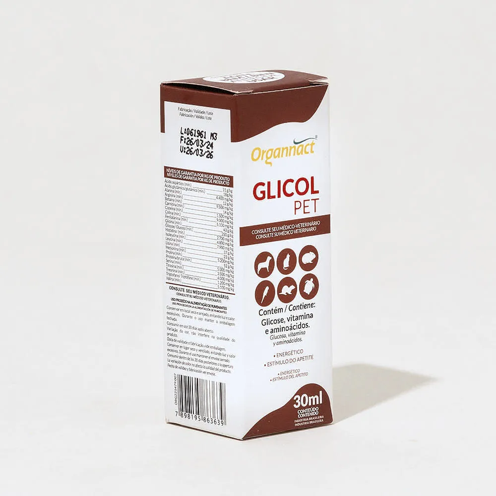 Suplemento Glicol Pet Organnact — foto 3
