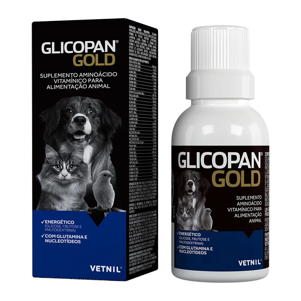 Glicopan Gold Suplemento de Vitaminas para Pets Vetnil — foto 2