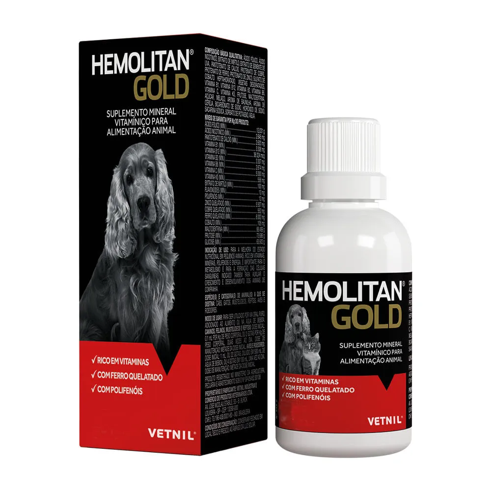 Hemolitan Gold Suplemento Cães e Gatos — foto 2