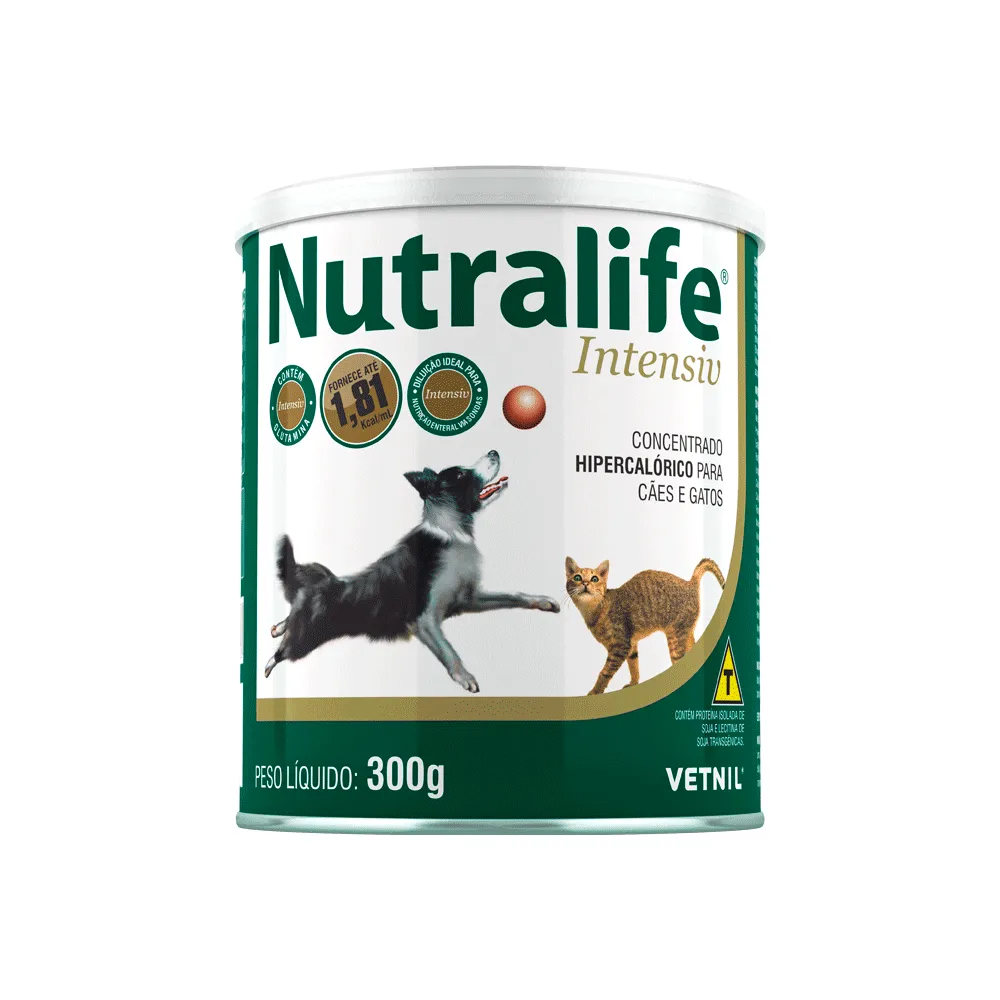 Nutralife Intensiv Vetnil Concentrado Hipercalórico para Cães e Gatos