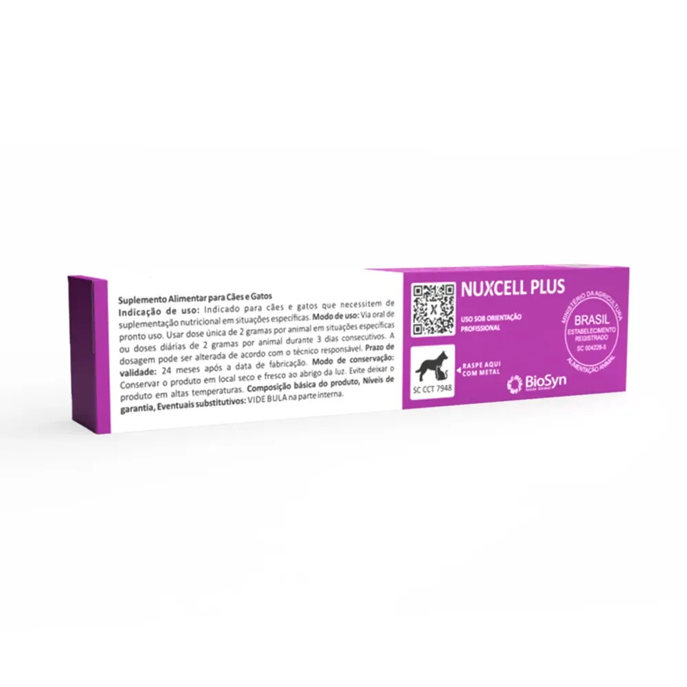Suplemento Nuxcell Plus para Cães e Gatos — foto 3