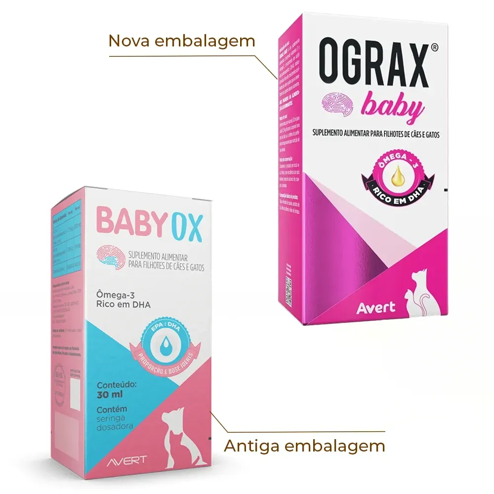 Suplemento Ograx Baby para Cães e Gatos Avert — foto 2