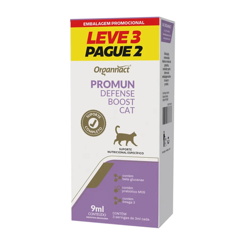 Suplemento Promun Defense Boost Cat Organnact — foto 2
