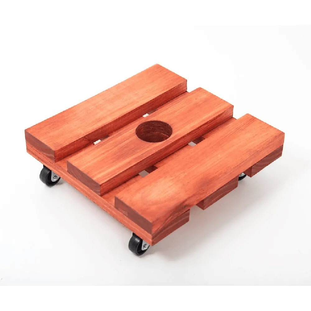 Suporte de Madeira Quadrado para Vasos Regaplan