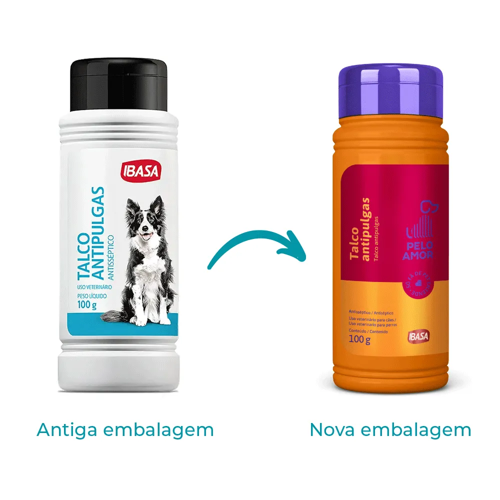 Talco Antipulgas Antisséptico Ibasa — foto 2