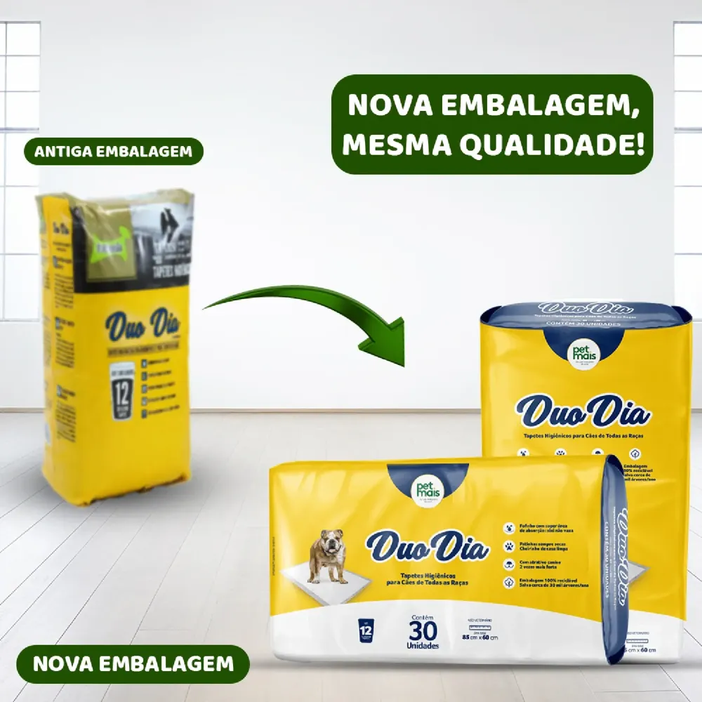 Tapete Higiênico Duo Dia 85x60cm Petmais — foto 3