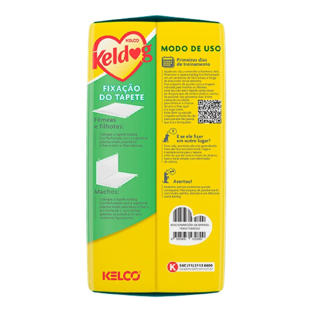 Tapete higiênico Keldog Slim 80x60cm Ultra Dry Eco Perfumado — foto 4