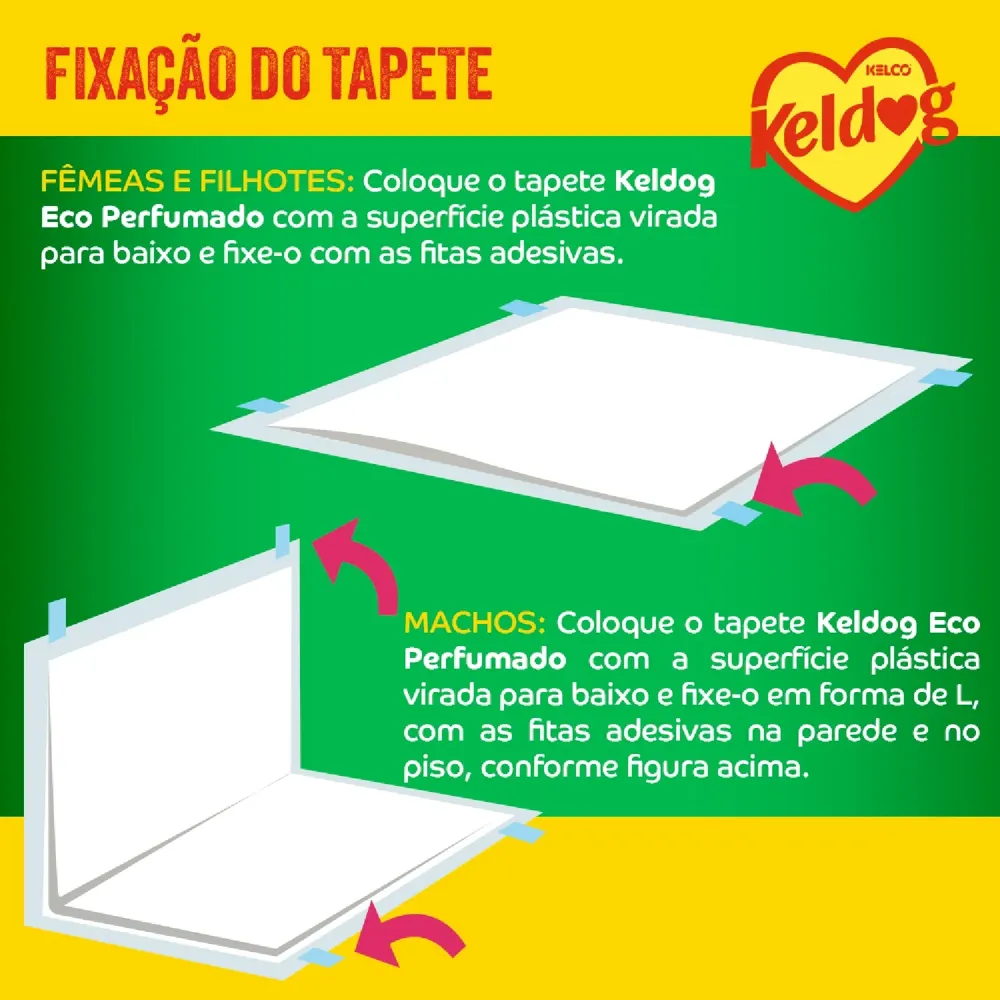 Tapete higiênico Keldog Slim 80x60cm Ultra Dry Eco Perfumado — foto 5
