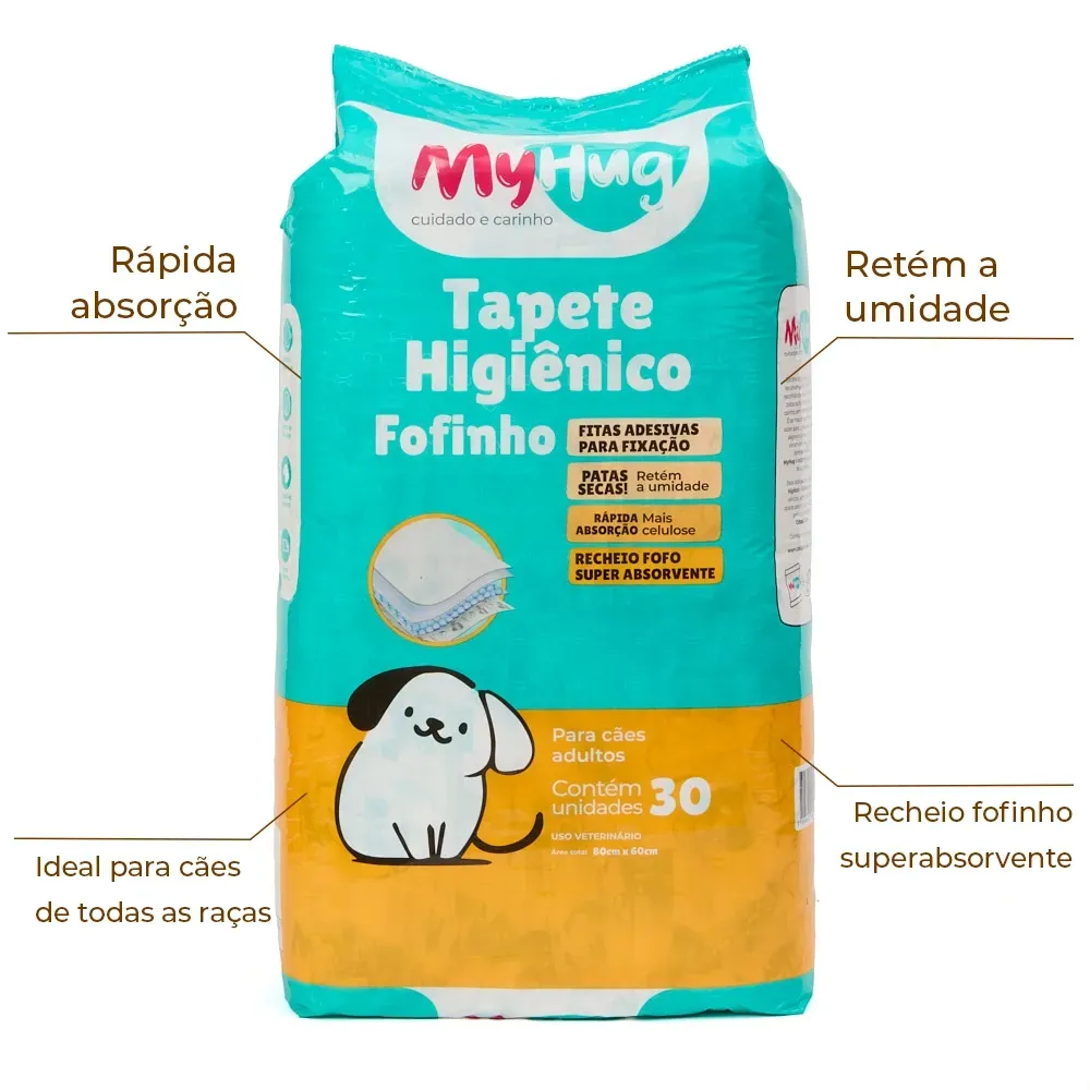 Tapete Higiênico MyHug 80x60cm Fofinho — foto 3