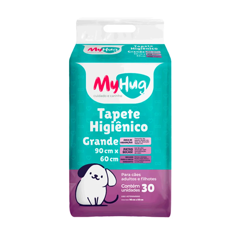 Tapete Higiênico MyHug 90x60cm Slim Grande