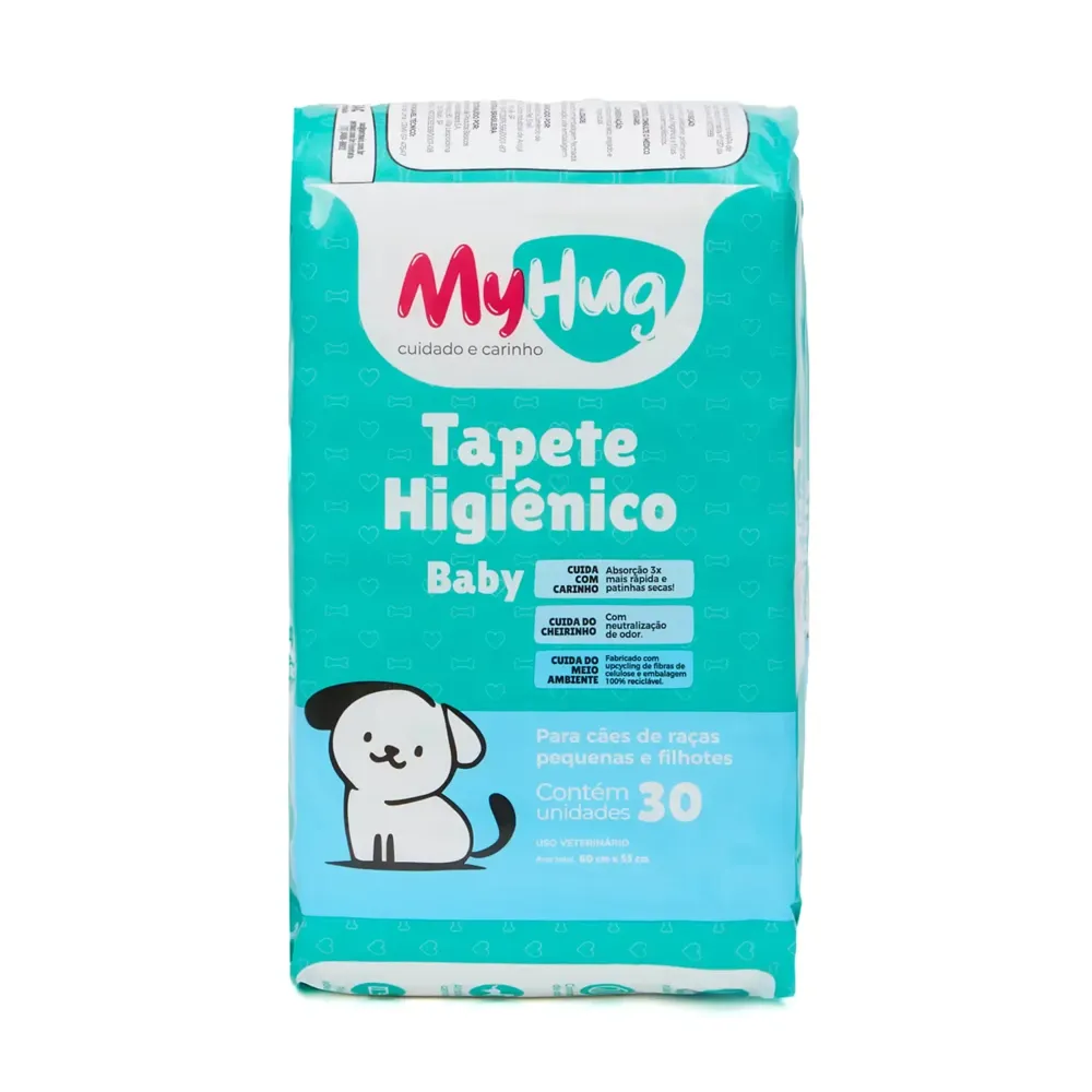 Tapete Higiênico MyHug Baby 60x55cm para Cães Filhotes