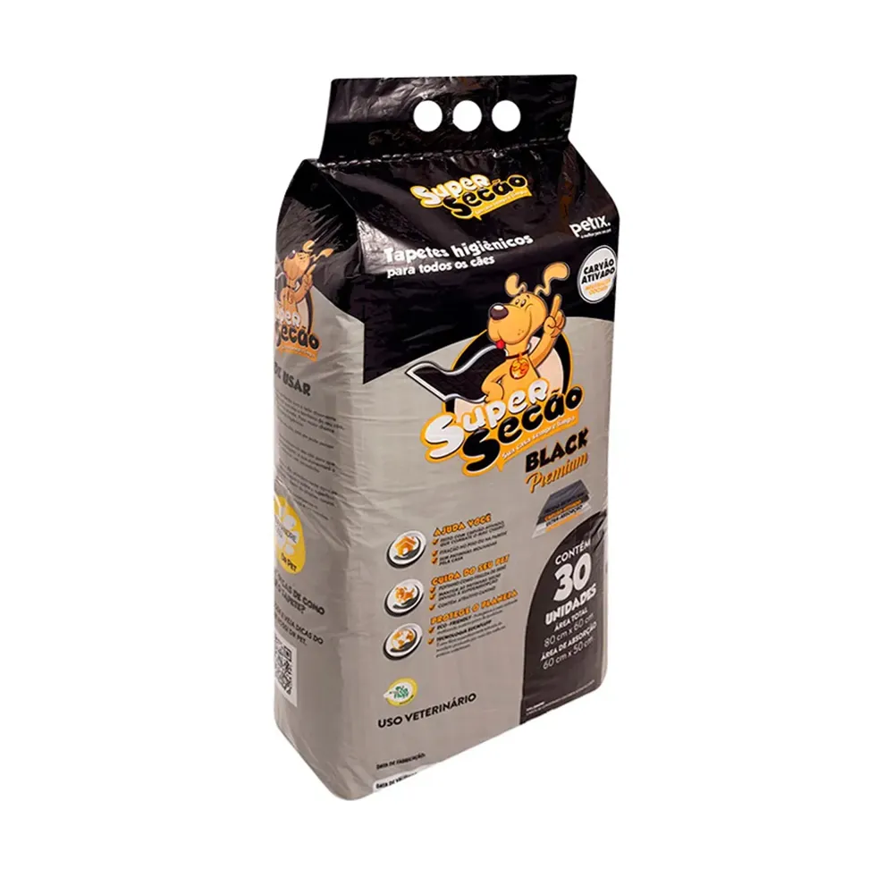 Tapete Higiênico Super Secão Black Premium 80x60cm — foto 2