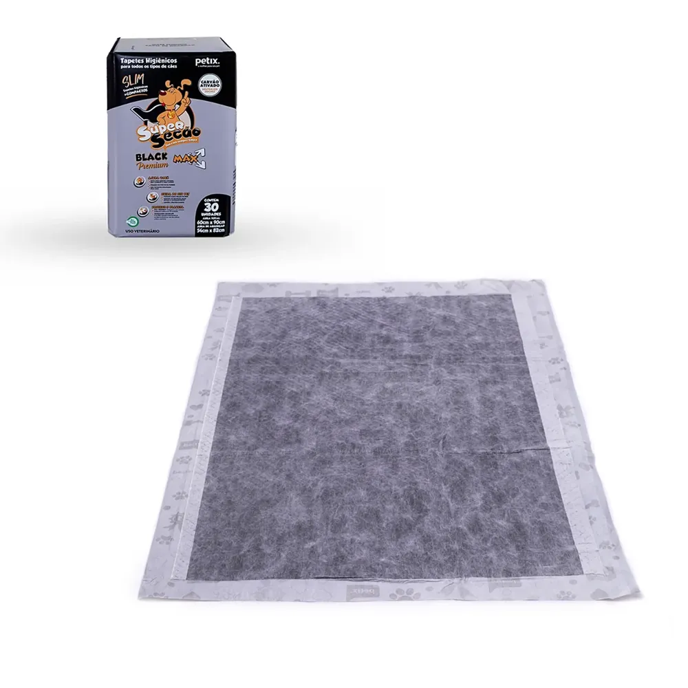 Tapete Higiênico Super Secão Black Premium Slim 90x60 cm — foto 2