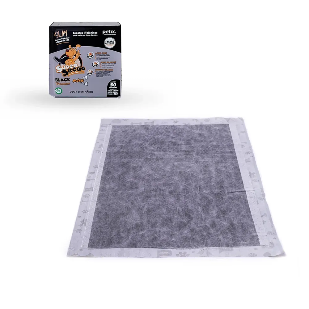 Tapete Higiênico Super Secão Black Premium Slim 90x60 cm — foto 6