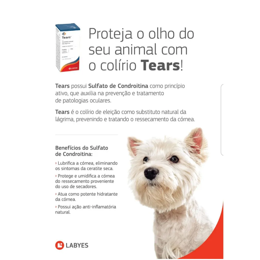 Tears Colírio Gotas Labyes Substituto Lacrimal — foto 2