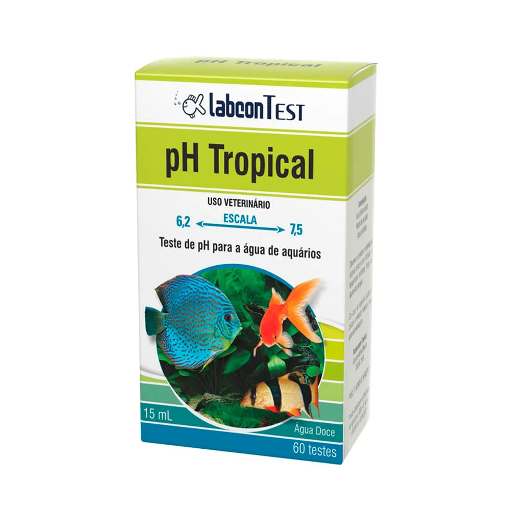 Teste pH Tropical Labcon para Aquário Alcon