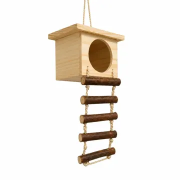 Toca Suspensa para Aves e Roedores Real Brinquedos Pet