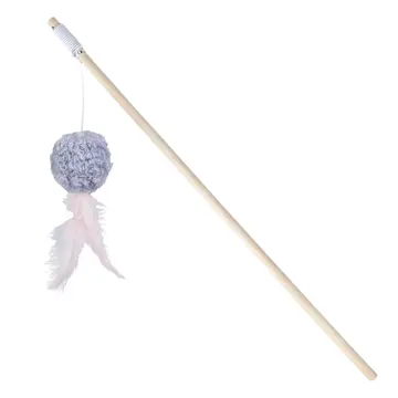 Varinha para Gatos com Bola e Pena Flicks