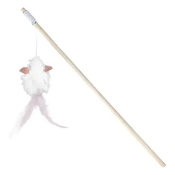 Varinha para Gatos Pelúcia e Pena Flicks