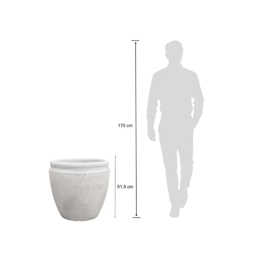 Vaso Antique Japi Cimento Queimado — foto 6