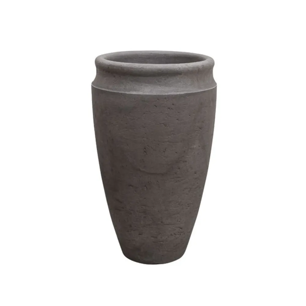 Vaso Antique Japi Preto Ardósia