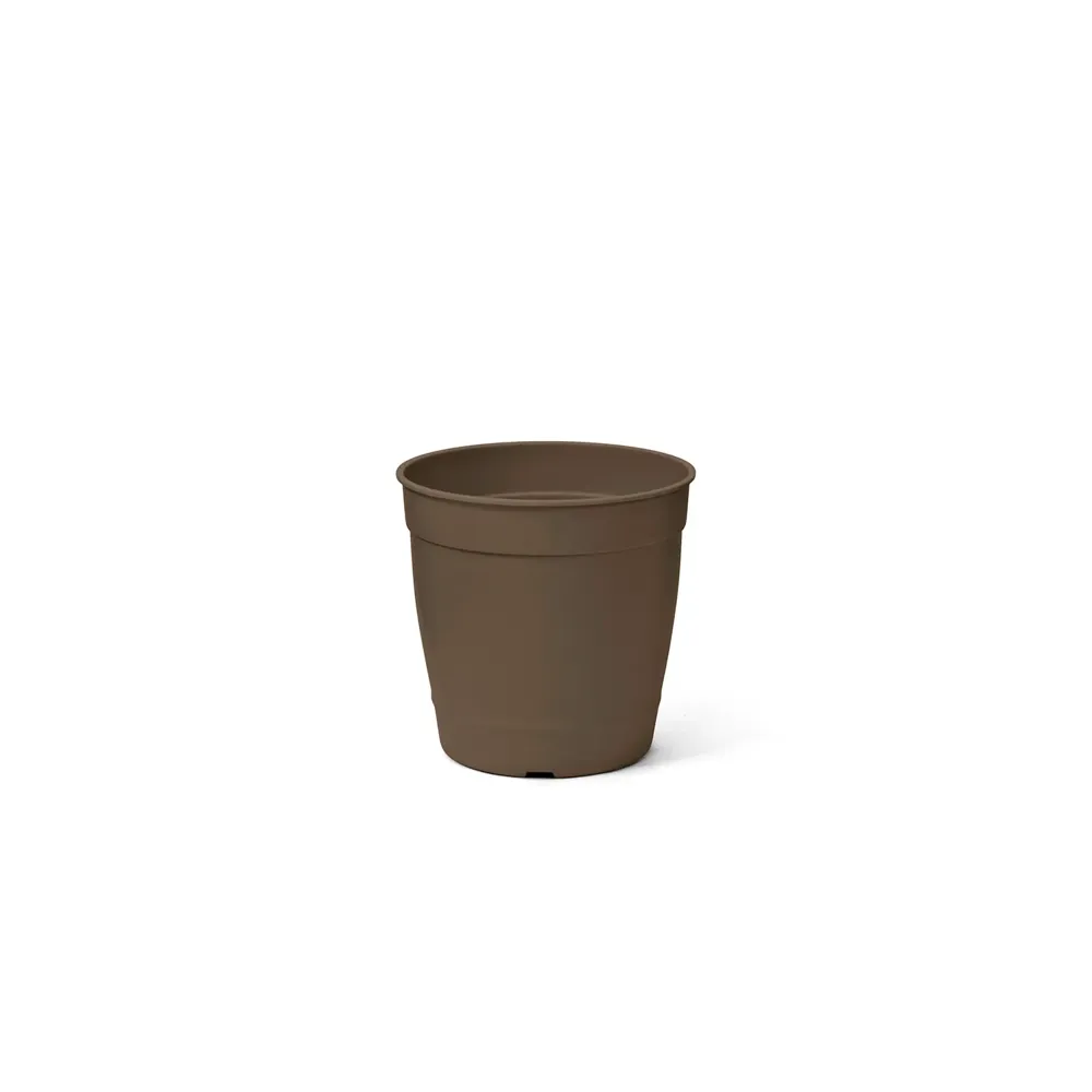 Vaso Aquarela Cilíndrico Nutriplan Marrom Avelã