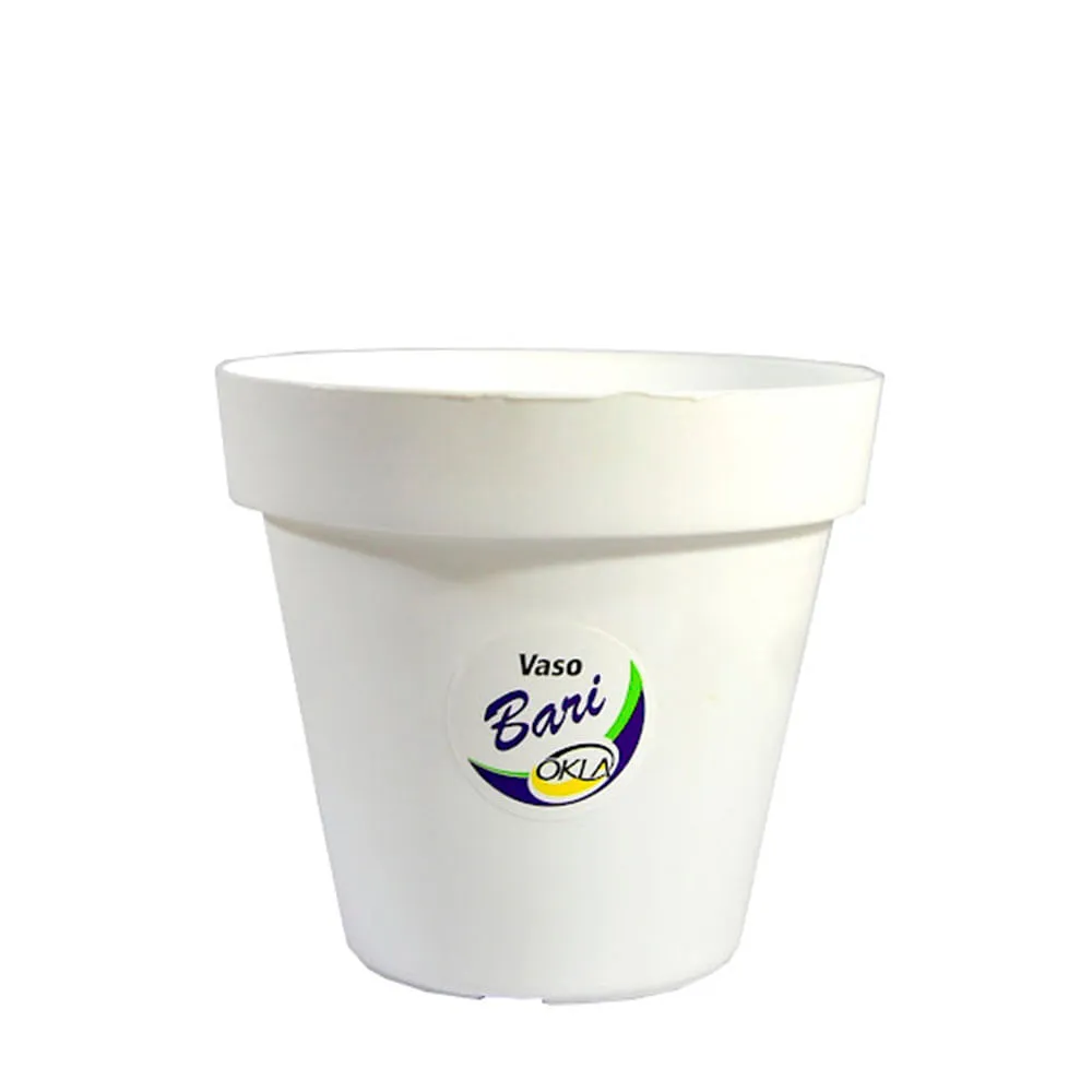 Vaso para Plantas Bari Okla Branco