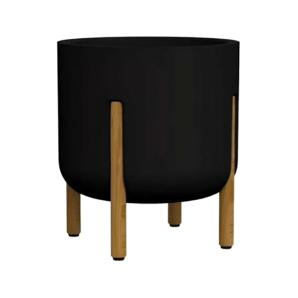 Vaso Cilíndrico Decore Chumbo