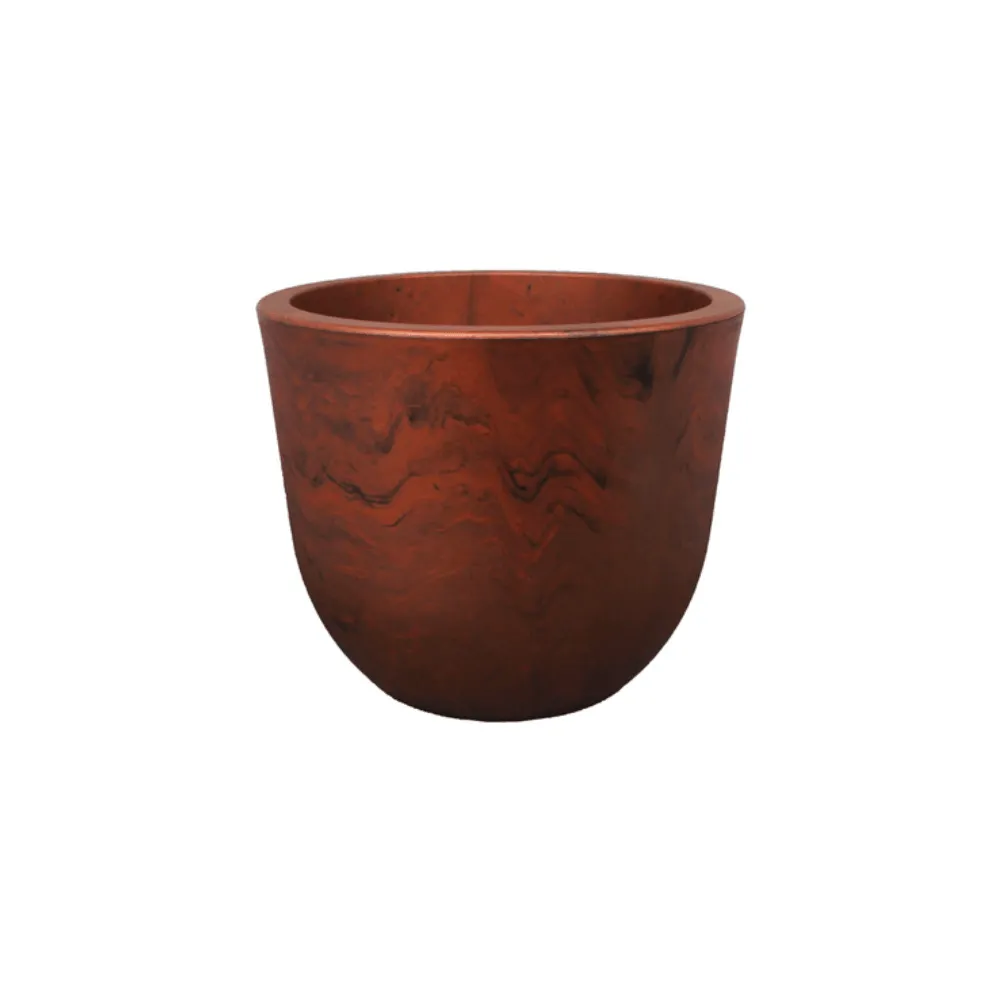 Vaso Concept Redondo Japi Aço Corten