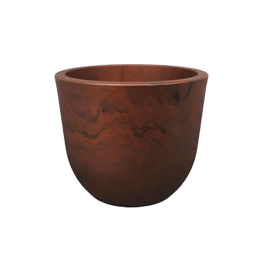Vaso Concept Redondo Japi Aço Corten — foto 3