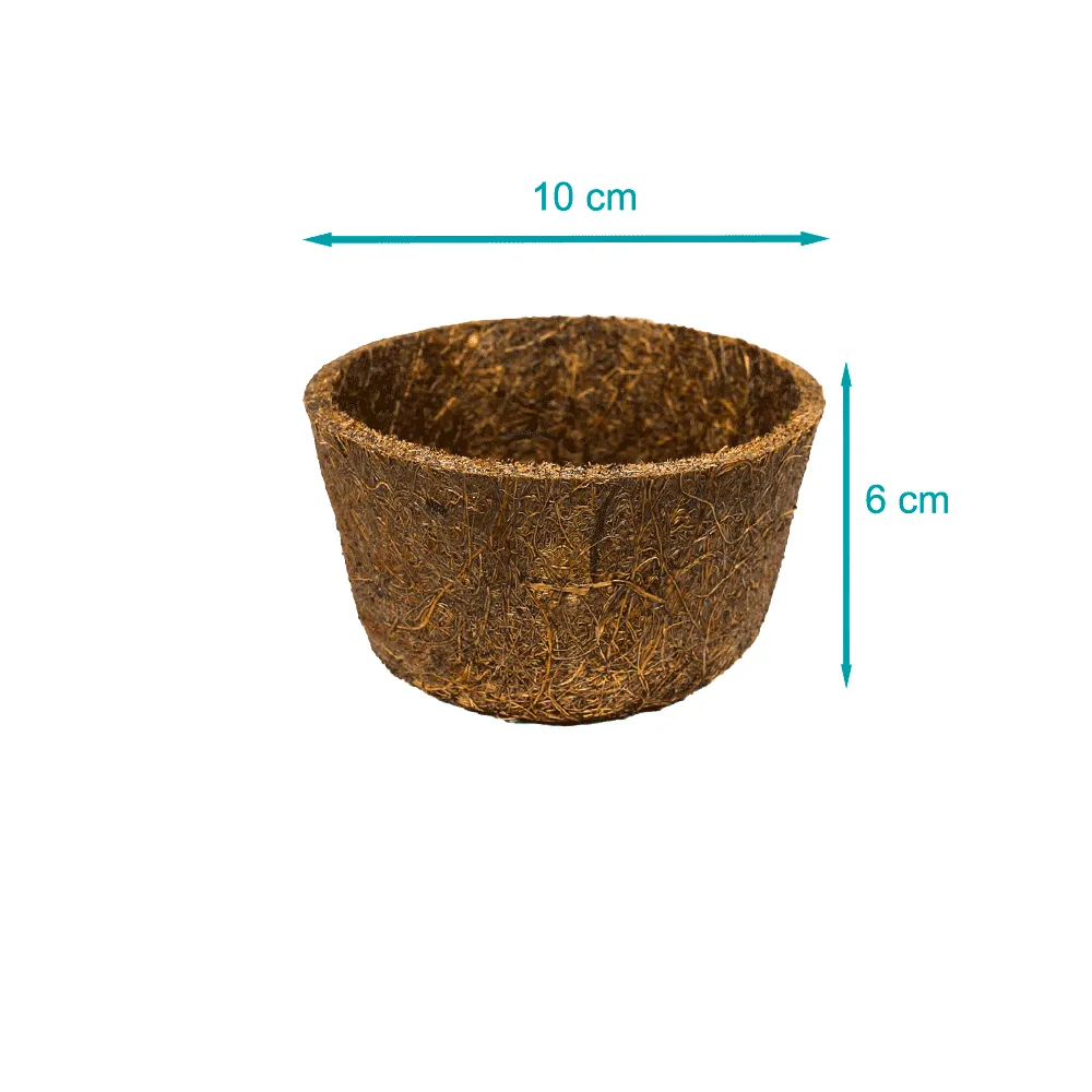 Vaso de Fibra de Coco Natural Coquim — foto 4