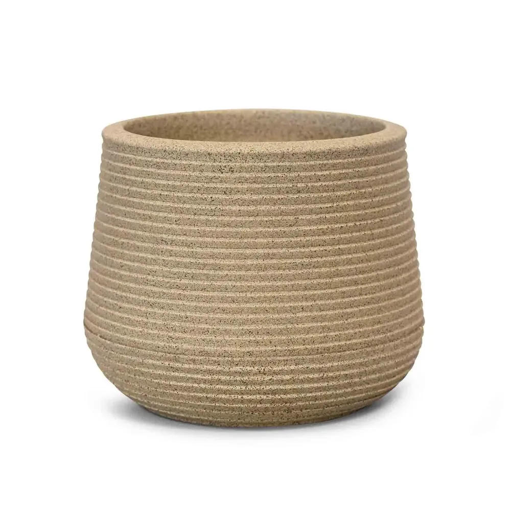 Vaso de Mesa Riscatto Redondo Nutriplan Areia