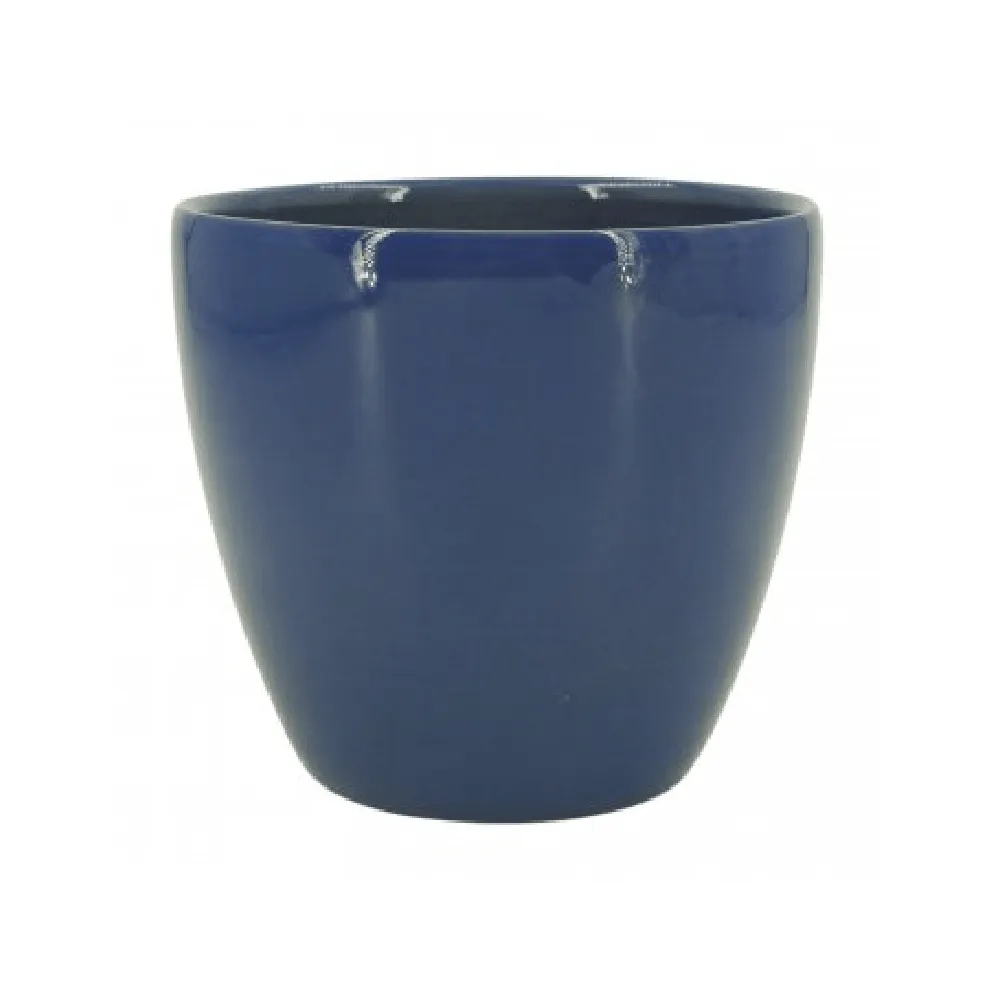 Vaso Genoa Cerâmica Ts Brasil Azul Suecia — foto 2