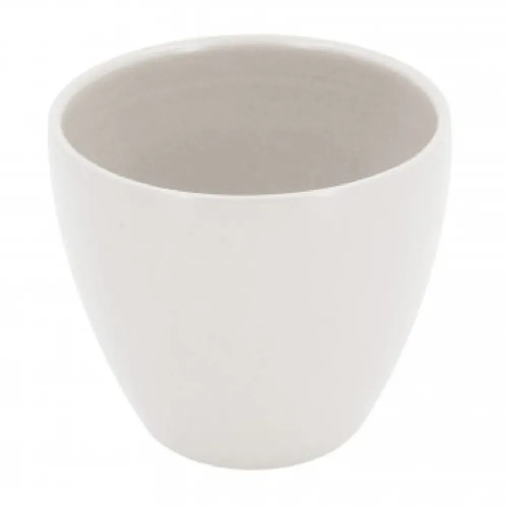 Vaso Genoa Cerâmica Ts Brasil Branco Fosco