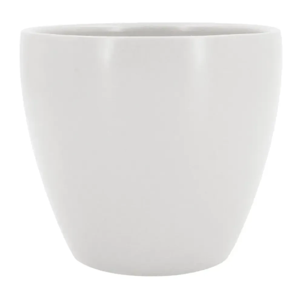 Vaso Genoa Cerâmica Ts Brasil Branco Fosco — foto 6