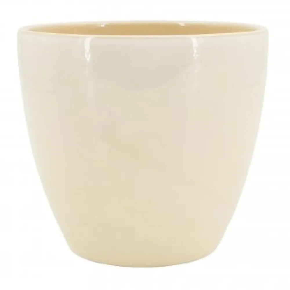 Vaso Genoa Cerâmica Ts Brasil Marfim — foto 3