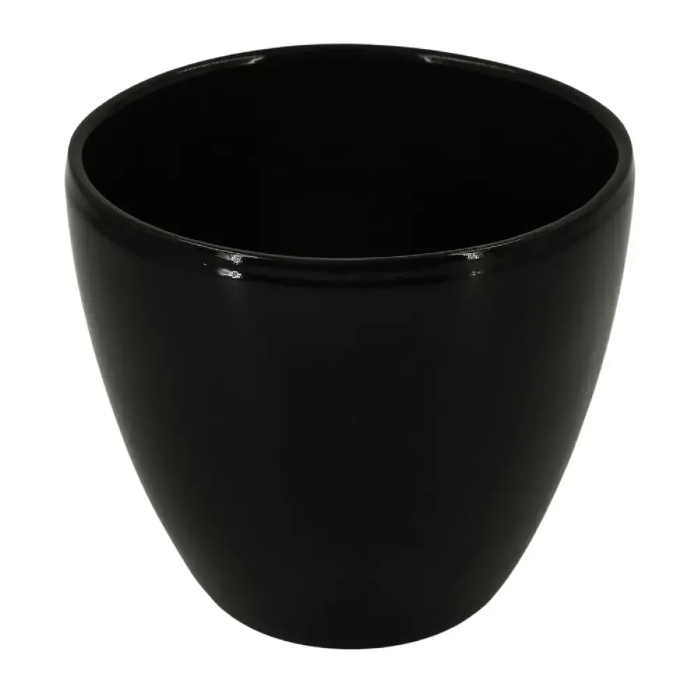 Vaso Genoa Cerâmica Ts Brasil Preto