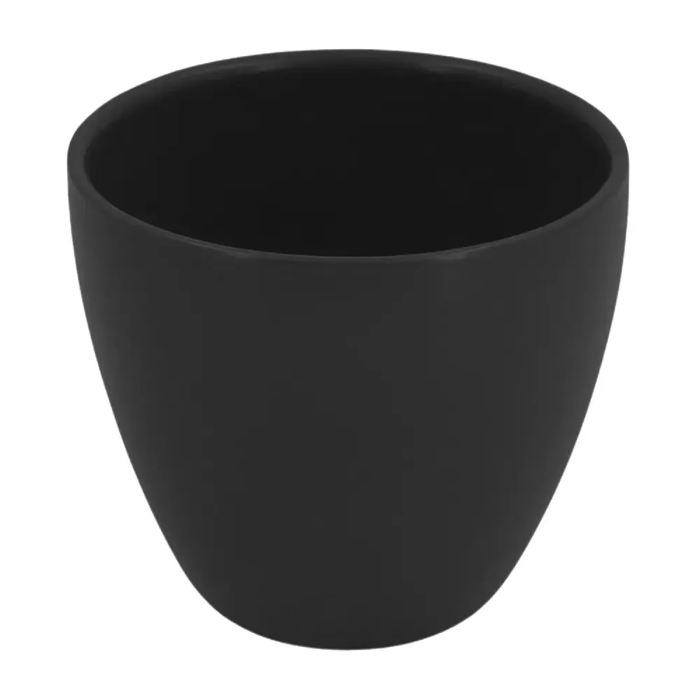 Vaso Genoa Cerâmica Ts Brasil Preto Fosco — foto 4