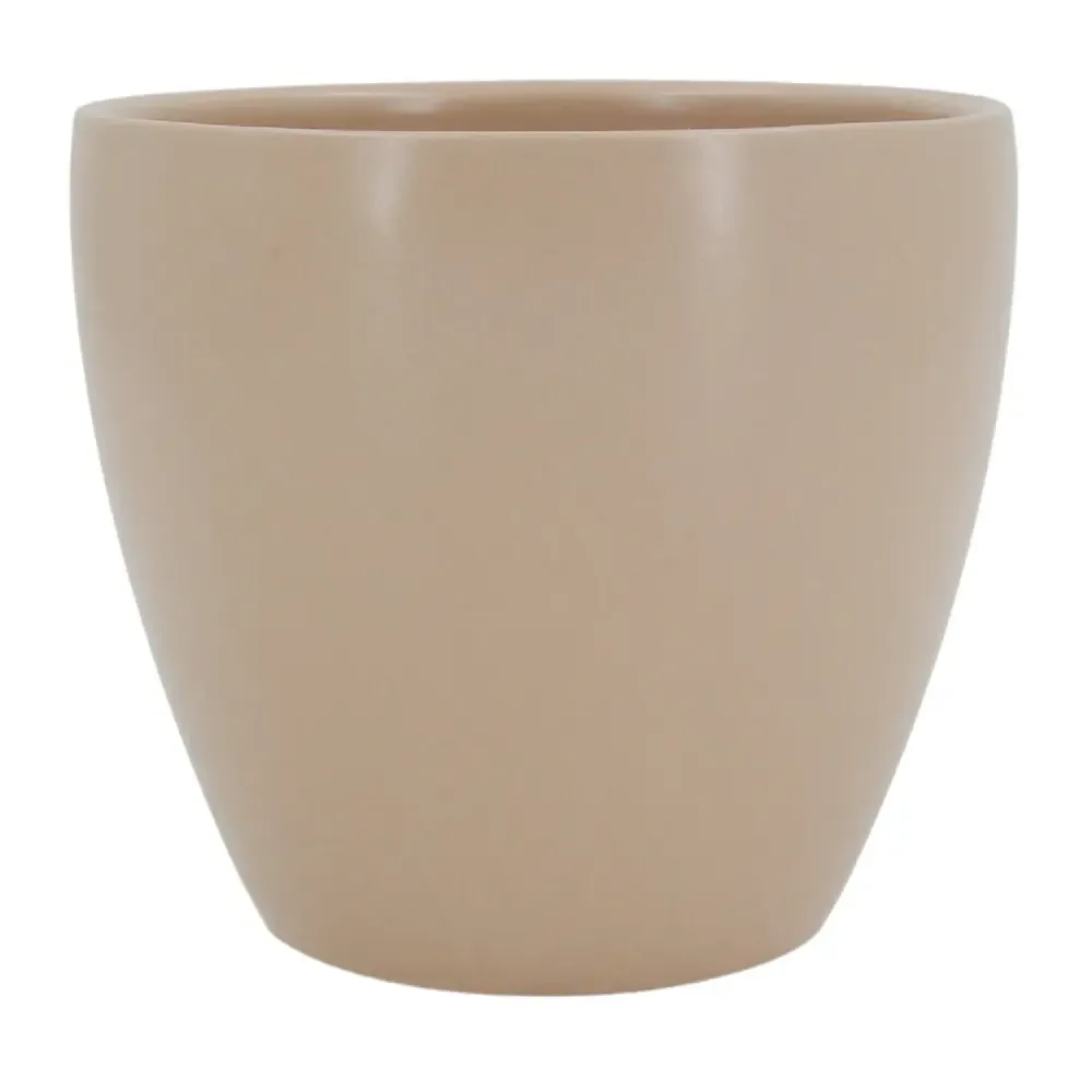 Vaso Genoa Cerâmica Ts Brasil Taupe — foto 3