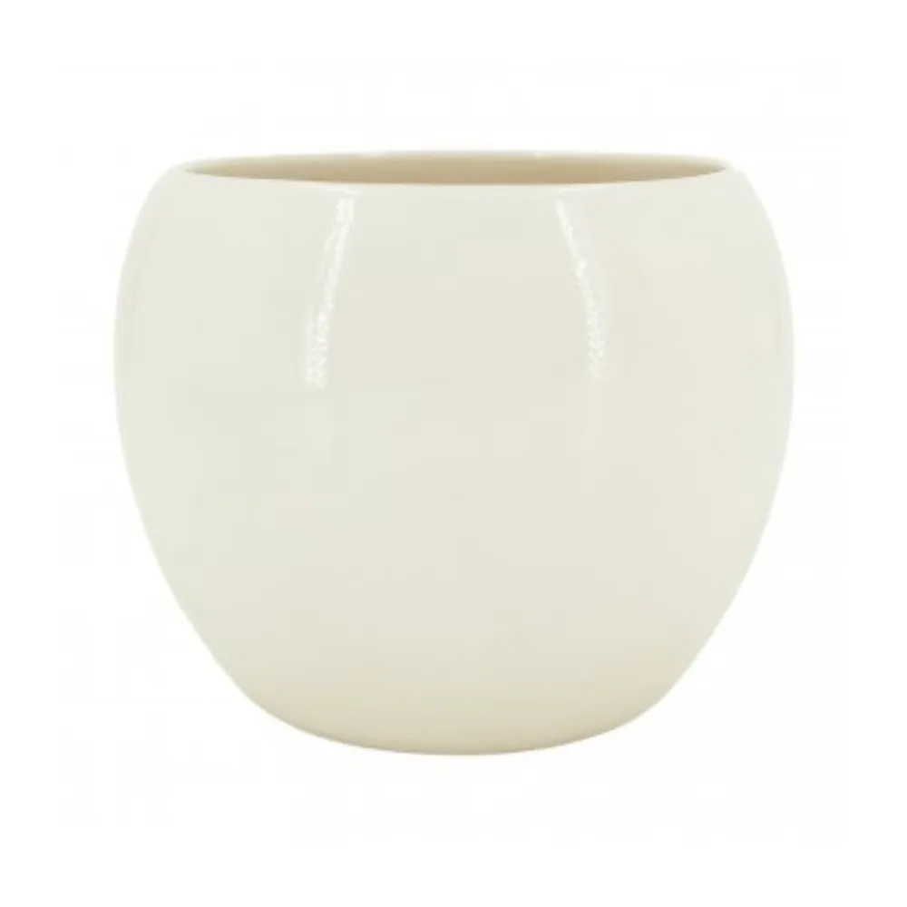 Vaso Lorance Cerâmica Ts Brasil Branco — foto 3