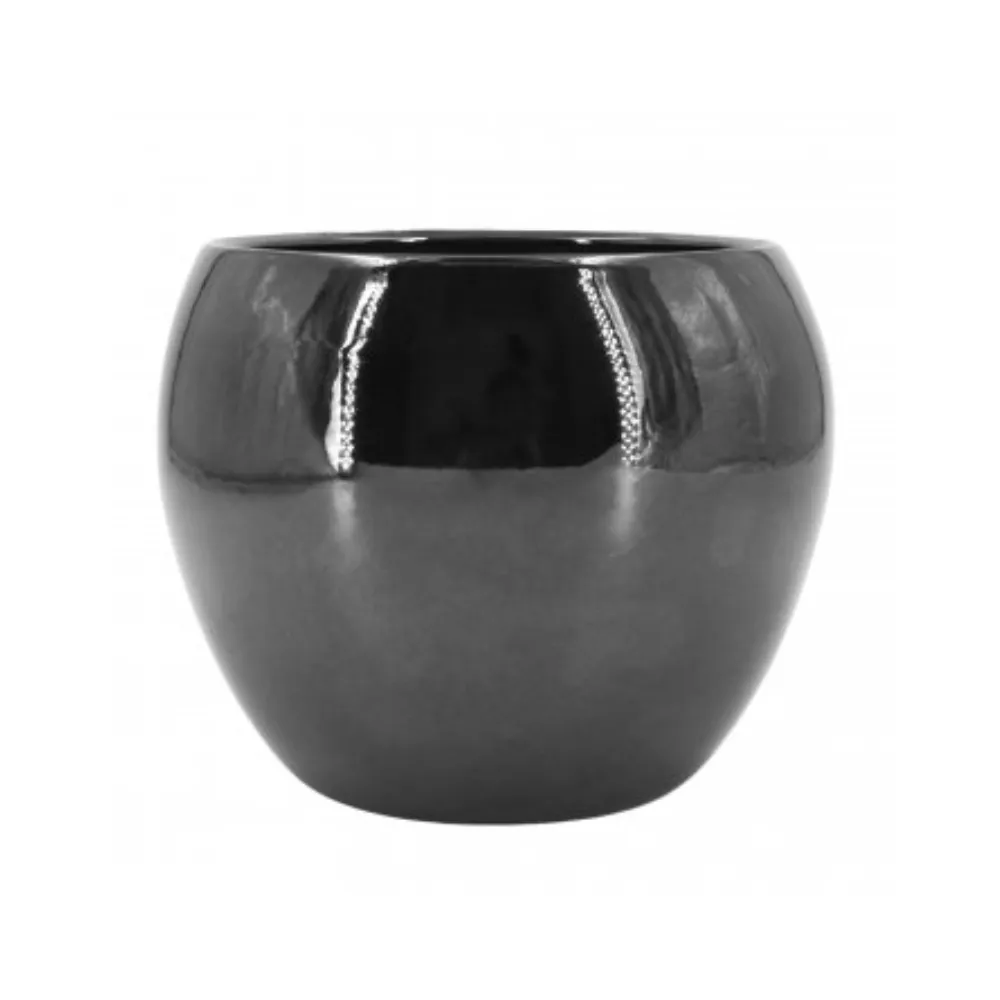 Vaso Lorance Cerâmica Ts Brasil Chumbo — foto 2