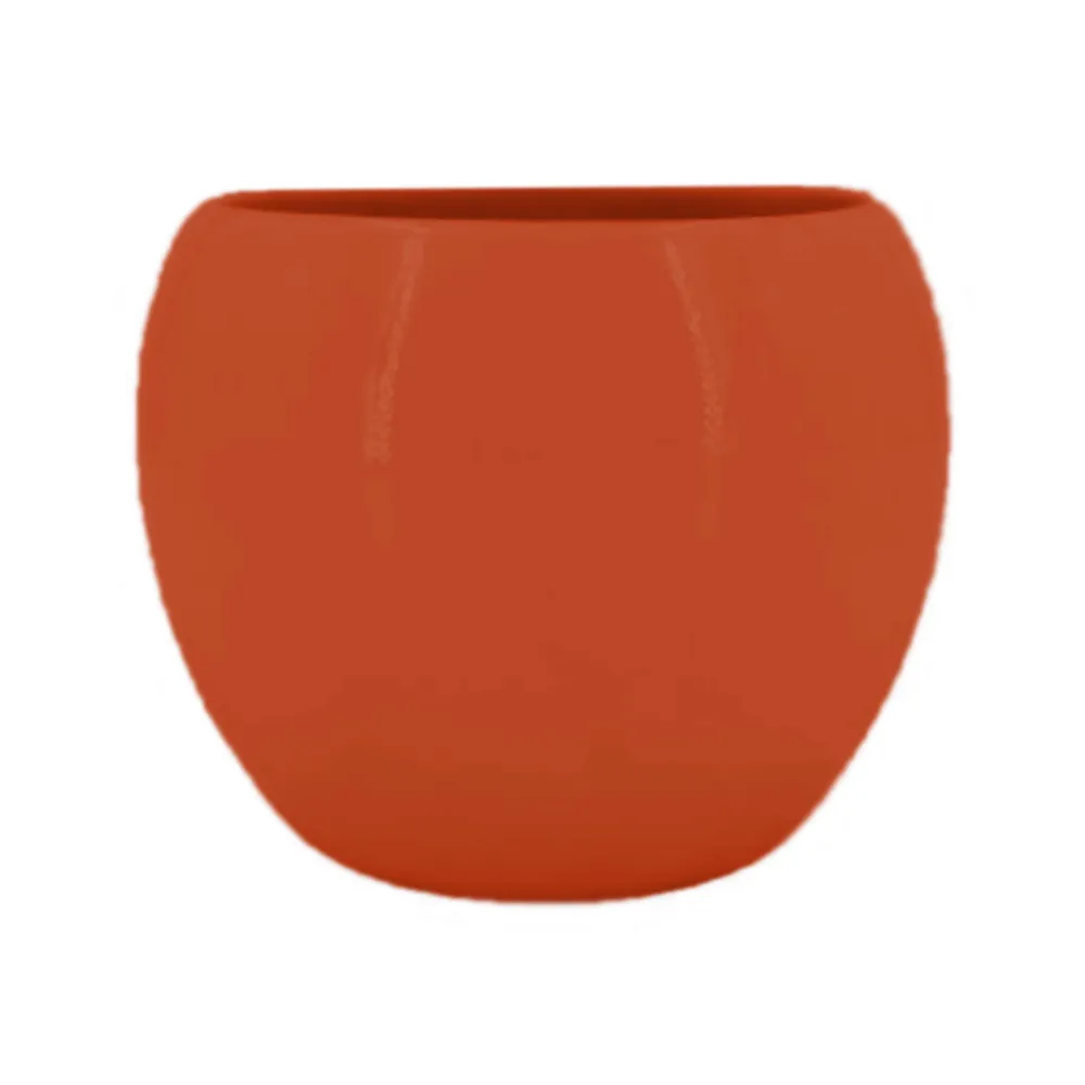 Vaso Lorance Cerâmica Ts Brasil Cognac