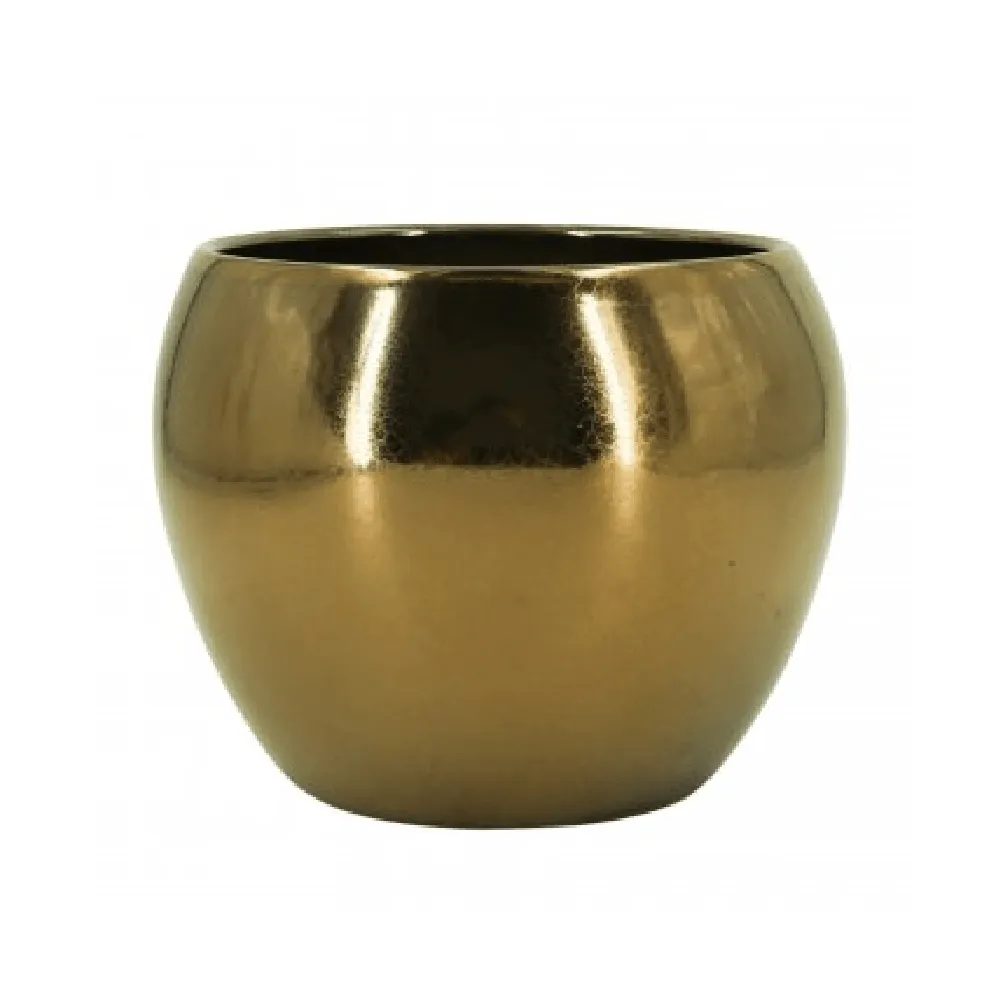 Vaso Lorance Cerâmica Ts Brasil Ouro — foto 2